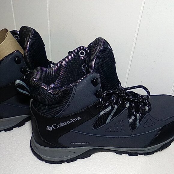 Columbia Liftop III Omni-Heat Winter Boots Black Gray Mens 11 BM7832 Waterproof main image 7
